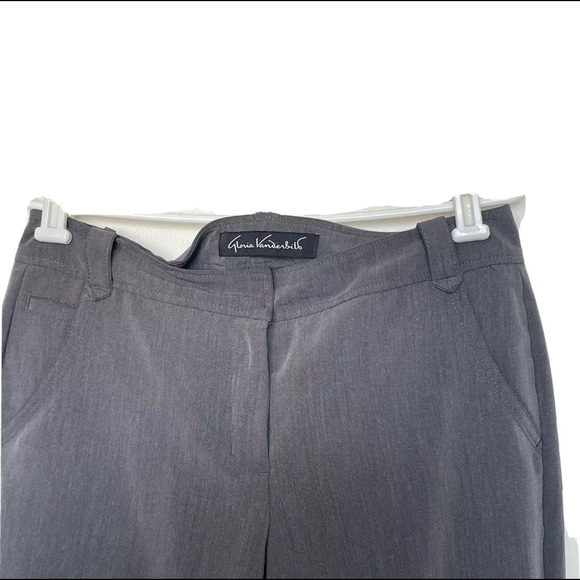 Gloria Vanderbilt Gray Capri Career work pants Size 10 - Picture 4 of 4